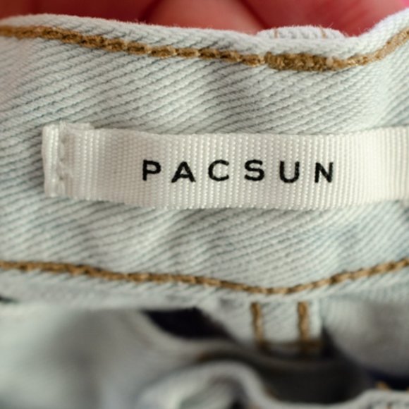 PacSun Tie Dye High Waisted Straight Leg Jeans - Picture 5 of 6